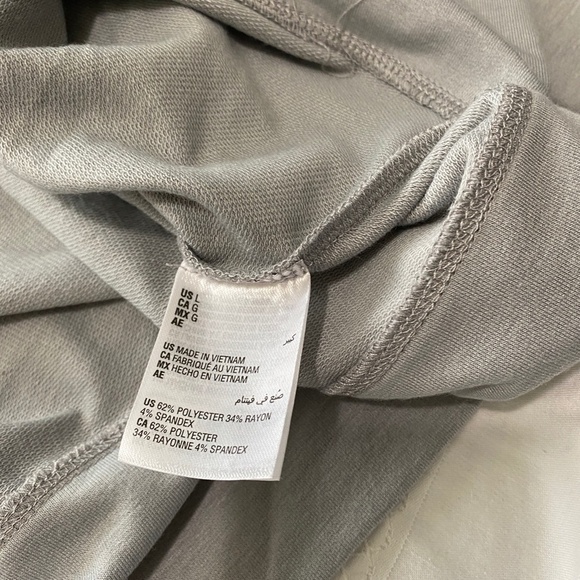 Ideology ID Ivory Long Sleeve Women's 1/4 Zip Cropped Pullover Size Large - Picture 11 of 13